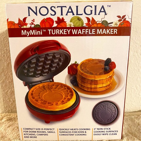 Nostalgia Other - Nostalgia - MyMini Turkey Waffle Maker